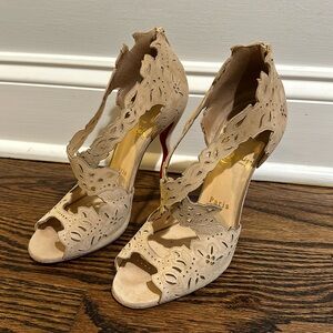 Christian Louboutin decoupadiva 120 suede heels
